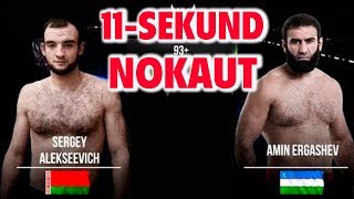 Amin Ergashev - Sergey Alekseevich Gfc - 20 11 Sekund Nokaut