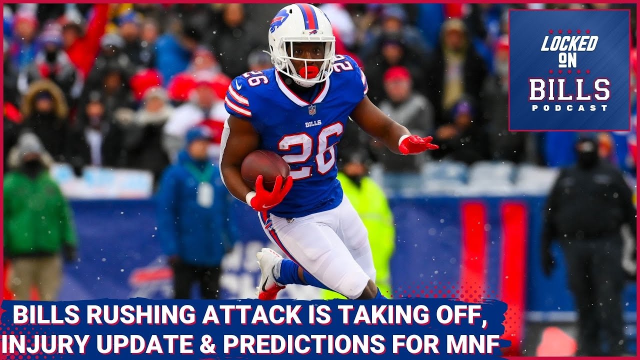 Buffalo Bills Rushing Offense is Taking Off, Injury Update & Predictions  for Monday Night vs Bengals 