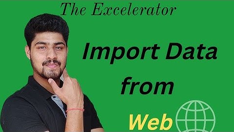Import data from web #shorts #excel