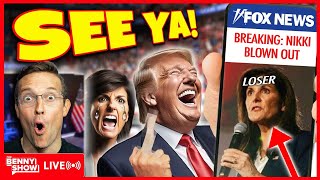 SALT EXPLOSION: Nikki DROPS OUT of 2024 Race LIVE Right NOW | Trump DOMINATES Super Tuesday-ITS OVER