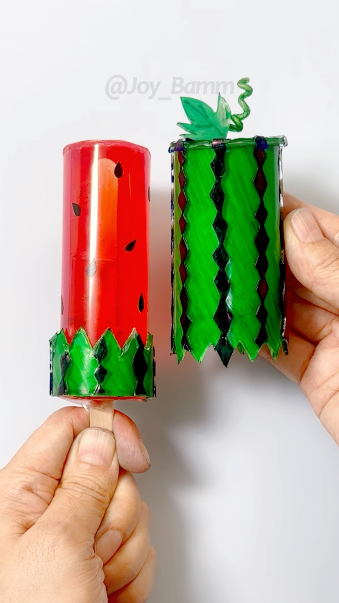 ?Watermelon Ice Cream Bar Squishy DIY with Nano Tape!