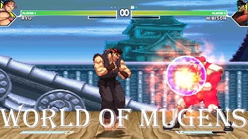 [Street Fighter Mugen] M.Bison vs Ryu
