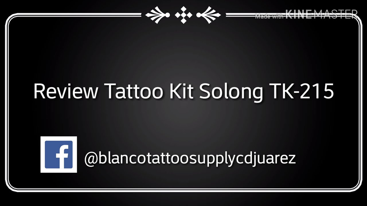 Solong Tattoo kit TK215 Review YouTube