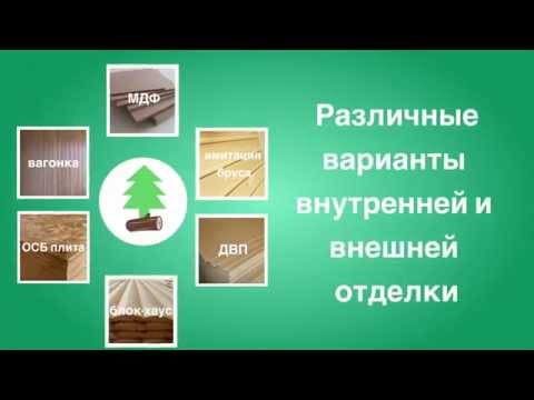 Дачные домики от компании Eco-bitovki