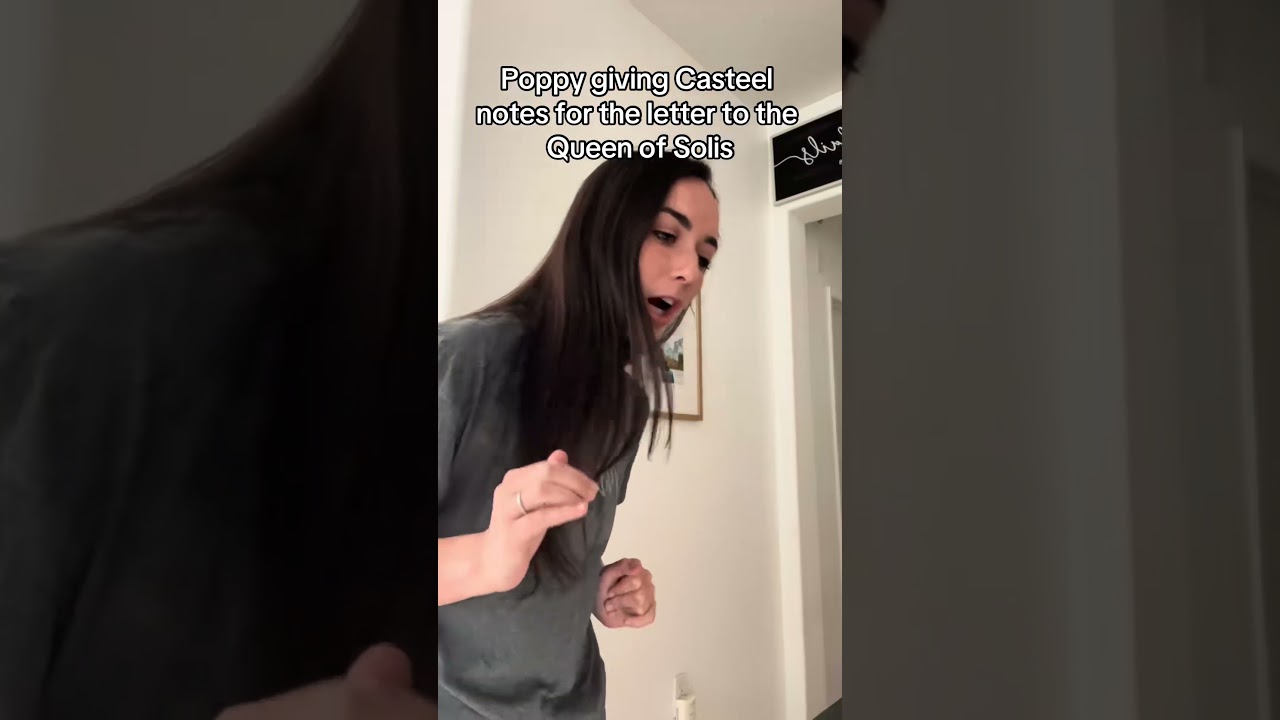 A crown of gilded bones was a banger Love the trio's moment writing the letter