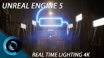 Unreal Engine 5 Lumen Nanite Tron Arcade 4K