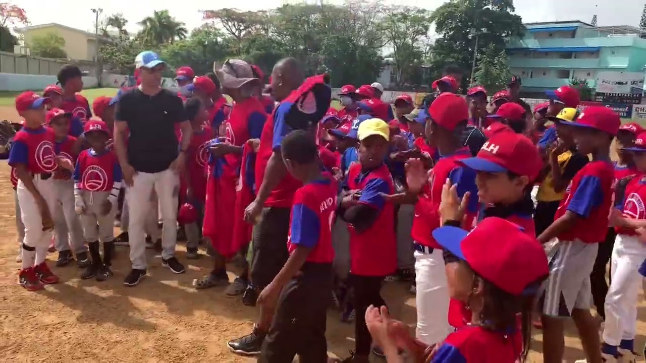 Baseball activities resume at the Sosua ball field after COVID shutdown 