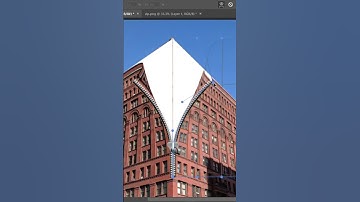 Building Zip Manipulation - Photoshop #youtube #youtubeshorts #ytshorts