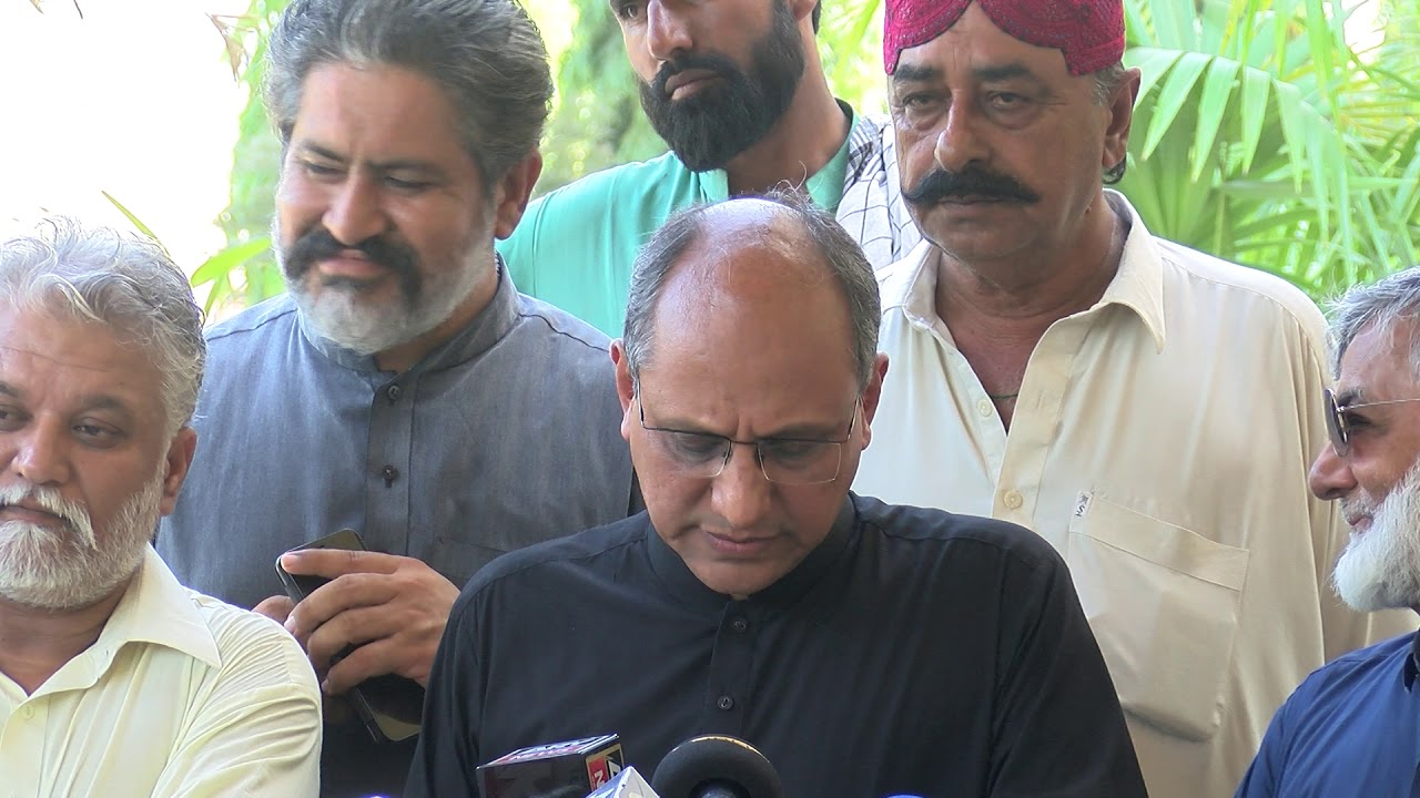 Saeed Ghani media talk at sindh assembly