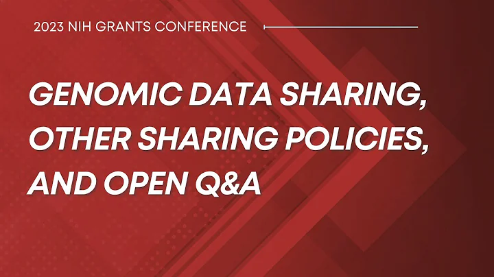 Genomic Data Sharing and Other Sharing Policies