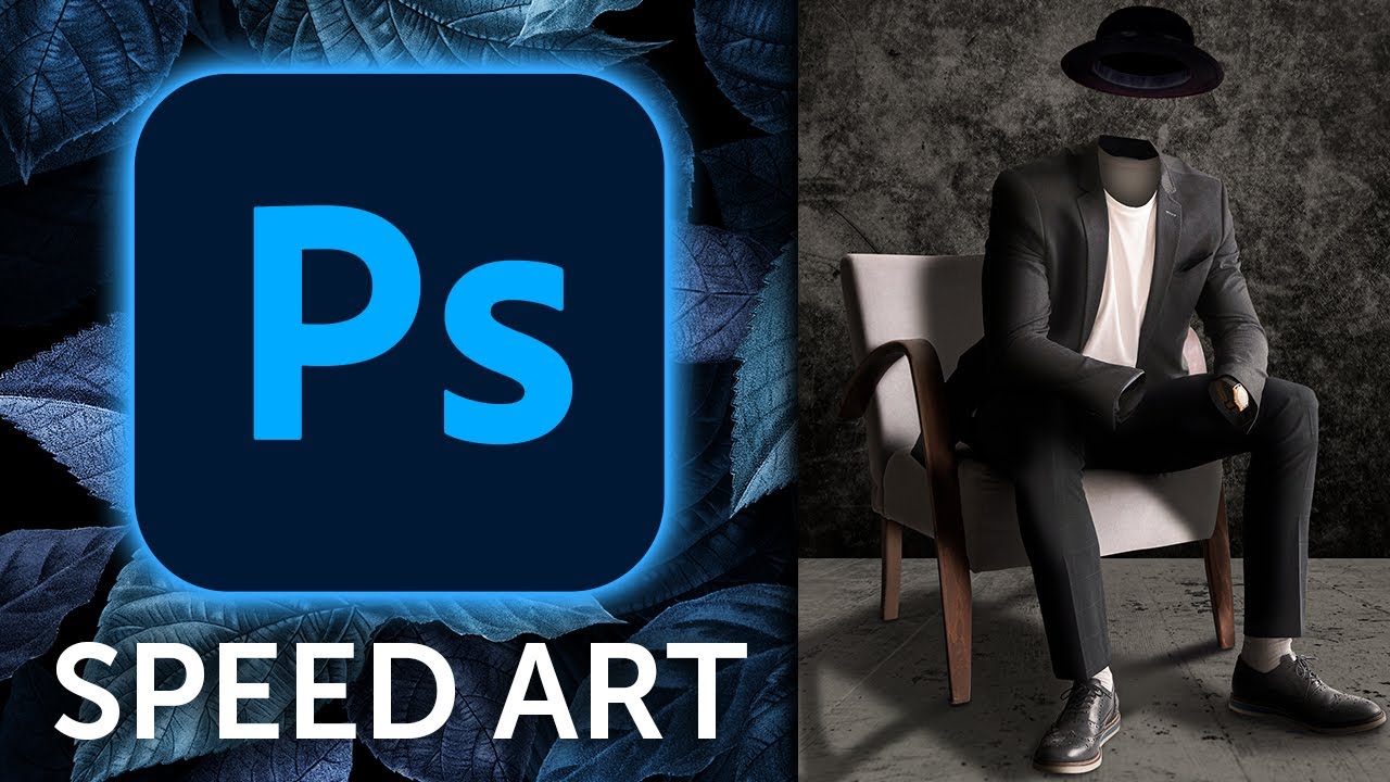 📚 Je REDESIGN la couverture de l'homme invisible dans Adobe Photoshop | Speed Art
