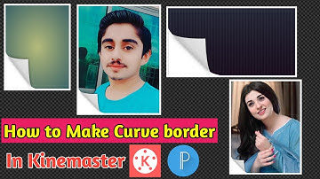 How to Create Page Curve Border PNG | Create page curve image | Border PNG in PixelLab