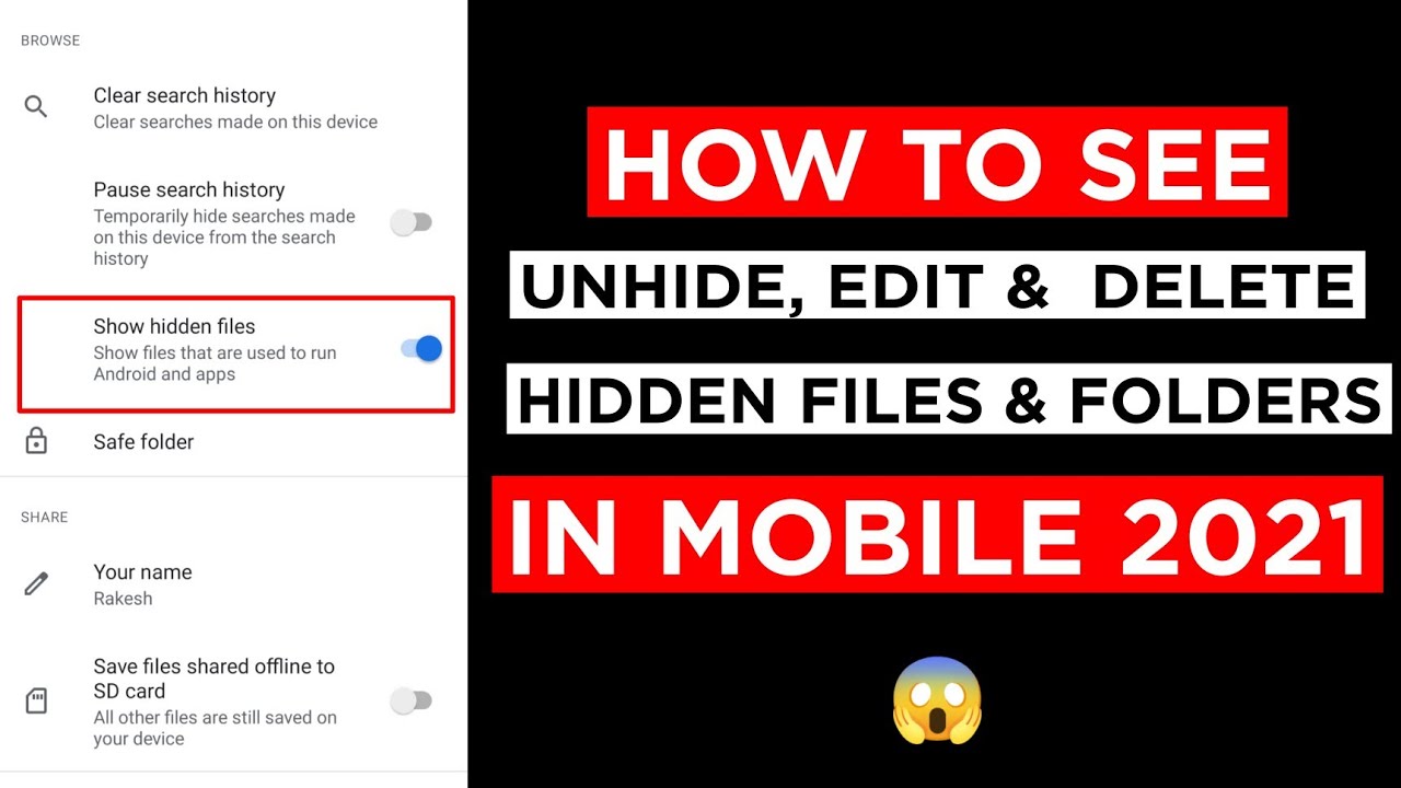 How To Find /Show Hidden Files & Folder In Mobile 2021😱 | Hidden Files Ko Kaise Dekhe | Realme 7 Pro