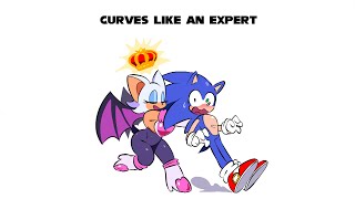 Sonic Handles Rouges Curves Sonouge Sonic Comic Dub