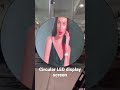 Circular LED display screen use for shopping mall