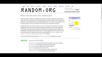 Как подтасовать результаты сайта random.org