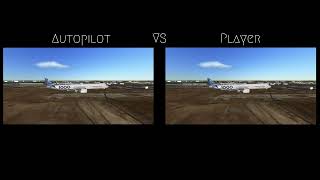 Autopilot VS Player Landing || Real Flight Simulator