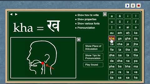 1 Sanskrit Alphabet Tutor part 1 how to learn writing and pronunciation