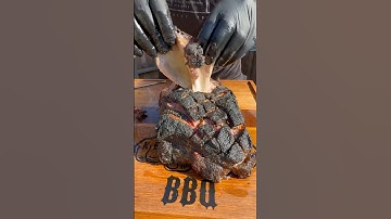 Hot and Fast Smoked Pork Butt #pork #porkbutt #pulledpork #bbq