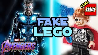 LEGO Marvel Thor Stormbreaker Avengers Infinity War Fake Minifigure | Lego Knock Off Minifigure