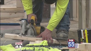 Students show off skills in construction at SkillsUSA competition