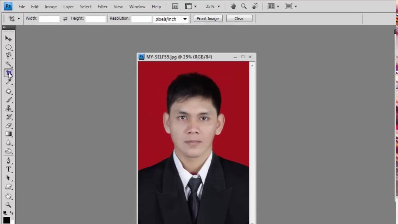 Cara Membuat Ukuran Pas Photo 3x4 Dan 4x6 Dengan Photoshop 2017 Youtube