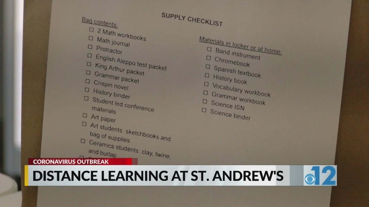 Schools implement distance learning - YouTube