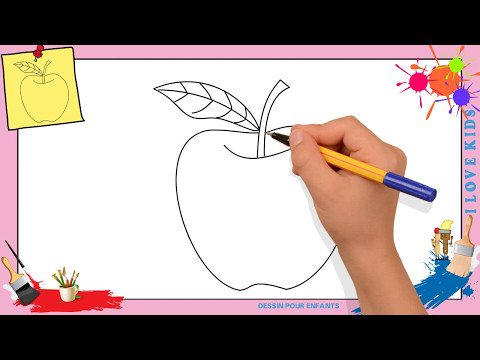 Vidéo: Comment Dessiner Une Pomme