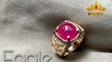 Eagle "T" design - Ruby lục yên phát quang- Mr Thạnh Tây Ninh - IRUBY