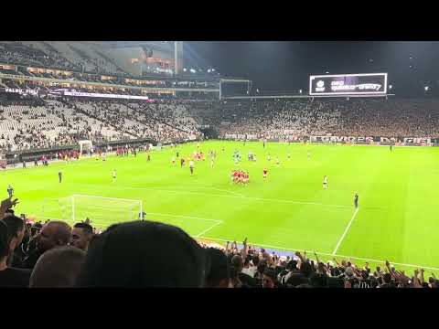 Esse foi o clima ao final do jogo de hoje. Corinthians 0x1 Internacional #corinthians