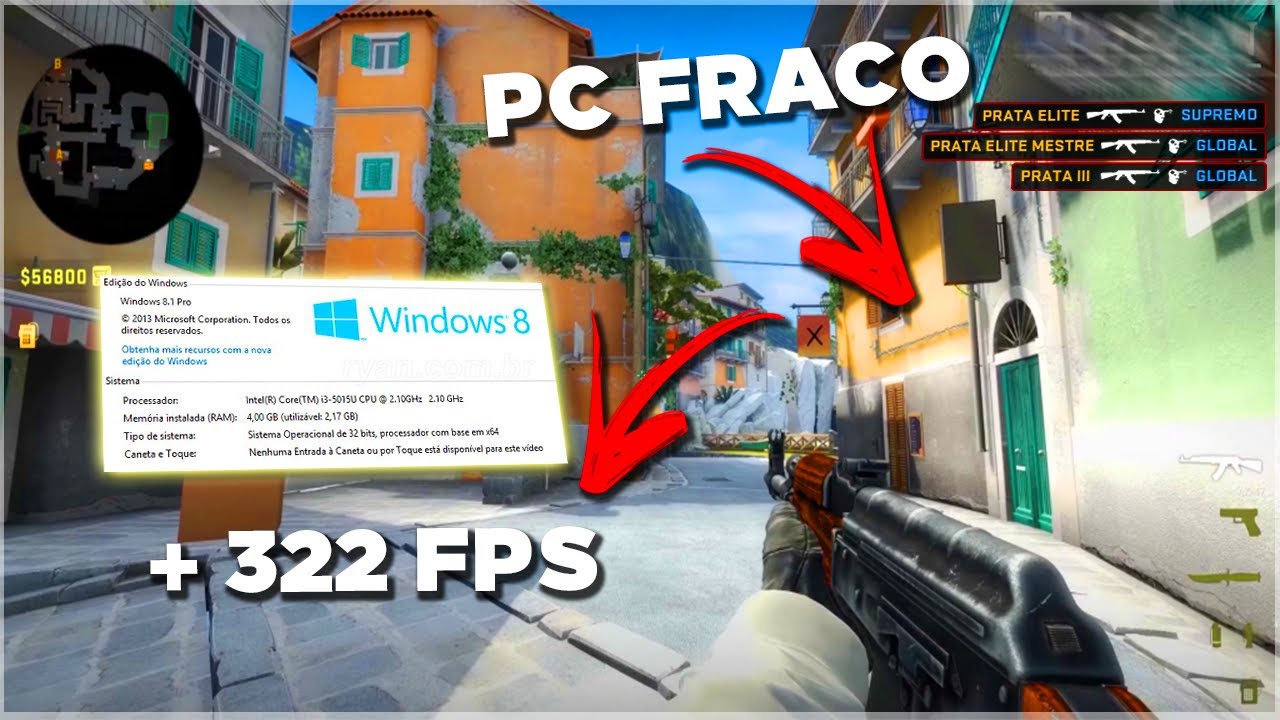 Como rodar CS GO em um PC fraco [deixar jogo mais leve] – Tecnoblog