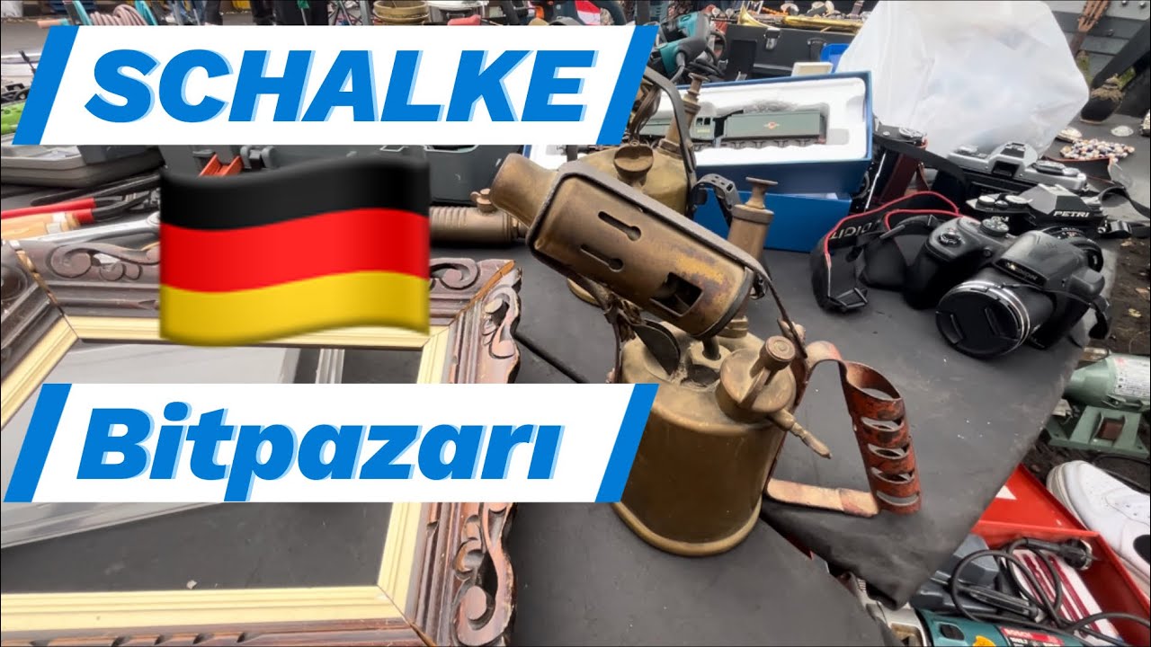 SCHALKE Bitpazarı Gezimiz (Flohmarkt  Gelsenkirchen )