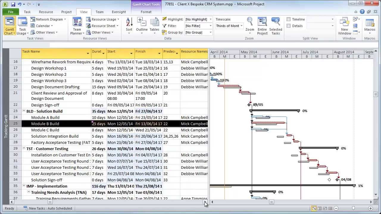 (HD) Microsoft Project - Baseline Limitations (Part 2 of 3) - Eversight ...