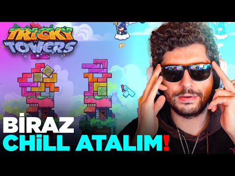 Biraz Chill Atalım! Ekip ile Tetris Oyunu w/CyberRulzTv | Tricky Towers | Hype