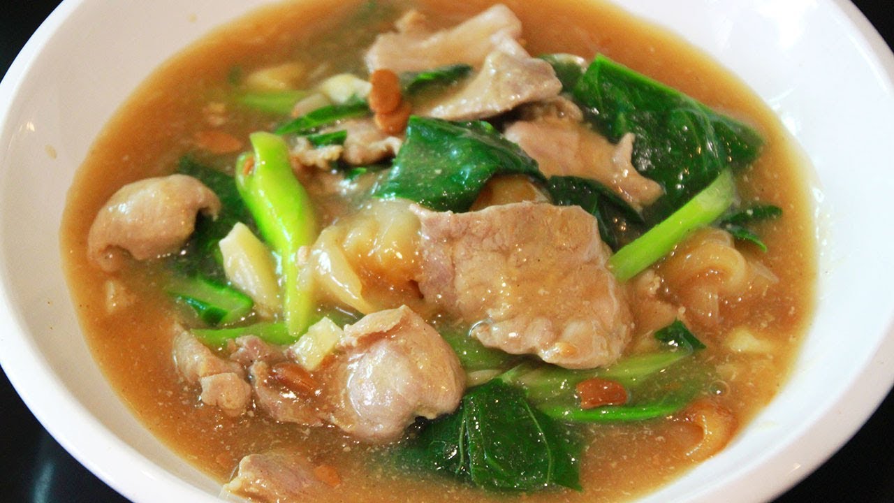 ราดหน้าหมูเด้งเส้นใหญ่ เส้นหอม หมูนุ่มเด้ง อร่อยเว่อร์ l กินได้อร่อยด้วย