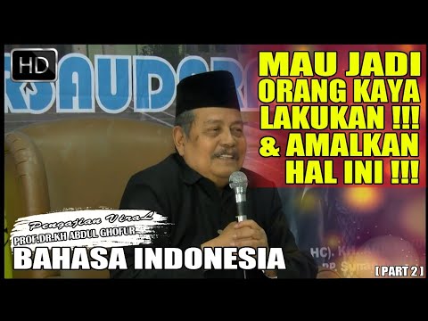 Amalan Jika Pengen Kaya Raya Dan Rizki Melimpah Mengalir Deras Live Kh Abdul Ghofur Di Malaysia Youtube