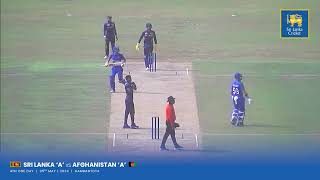 Riaz Hassan&#39;s Match winning knock against Sri Lanka &#39;A&#39;