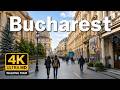 Bucharest, Romania 🇷🇴 in 4K: A Walking Tour Through the Heart of Its Enchanting Streets