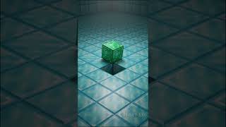 💎 Hypnotic Gold & Emerald Block Loop | Blender 3D ASMR 🌀✨