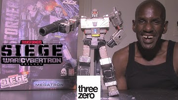 Threezero Transformers: War for Cybertron Trilogy Seige Megatron DLX Sixth Scale Figure Review