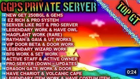 Growtopia Private Server ||2025✅🔥||GrowGemPS||Free Role