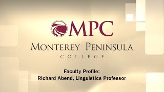 Faculty Profile: Richard Abend, Linguistics Professor
