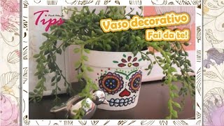 Imtrub Vaso per piante con teschio, per Halloween, con testa di teschio, per piante e piante, 8,5 x 9,7 x 19 cm