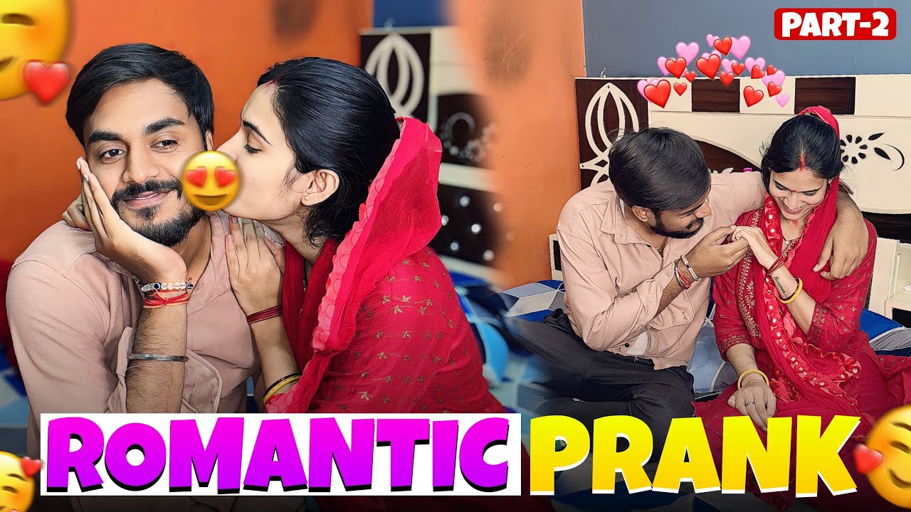 MOST ROMANTIC PRANK EVER 😍PRANK ON WIFE 😜EPIC LOVELY REACTION 😘MADE MY WIFE MOODY😜@Simran Bhaskar