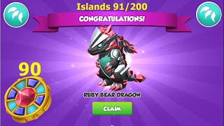 Purchase Ruby Bear Dragon-Dragon Mania legends | Upgrade portal Energy Temple | DML