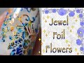 Jewel Foil Flowers Nail Art || MoYou London