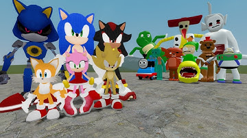 SONIC THE HEDGEHOG VS 3D SANIC CLONES MEMES in Garry
