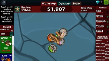 Free iOS and Android Game Crafting Idle Clicker Unreleased Part 1