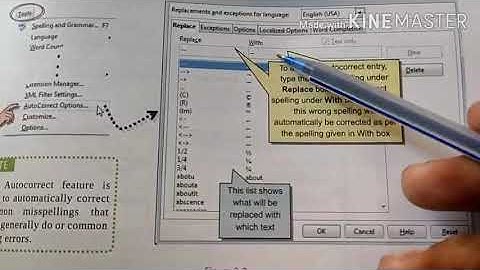 9, unit 1, sess 3, spell check and autocorrect utilites