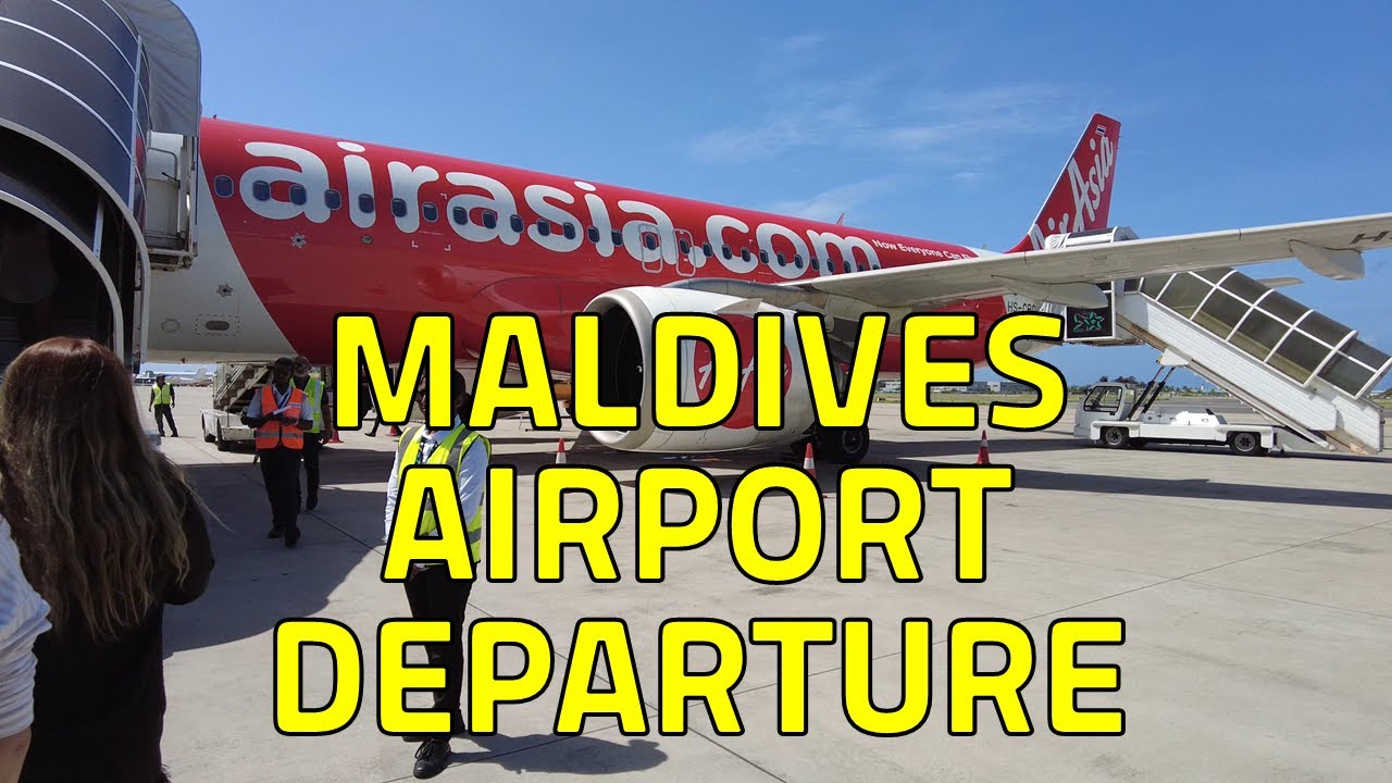 Maldives airport Departure